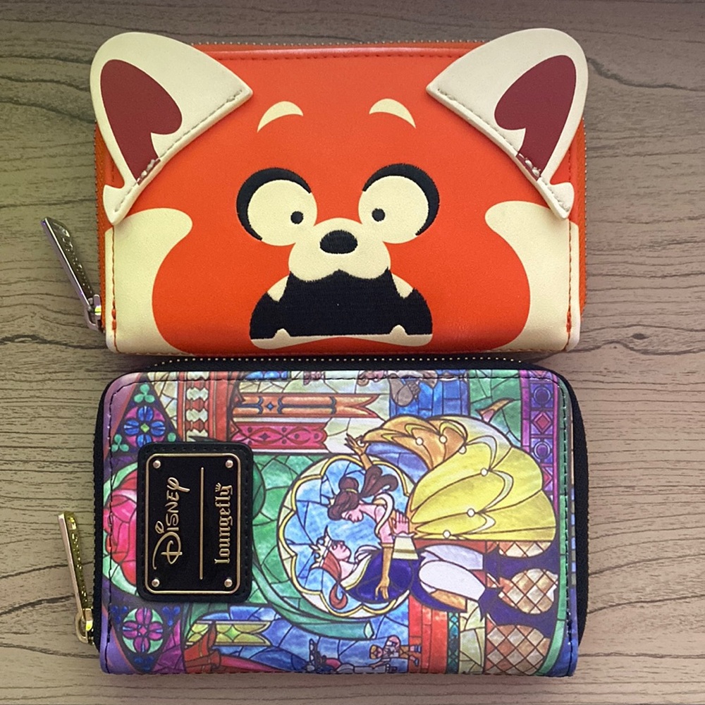 Loungefly Disney Belle’s Castle Wallet & Pixar Turning Red Wallet Bundle
